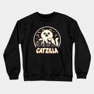 CATZILLA - Whimsical Giant Kitten Crewneck Sweatshirt